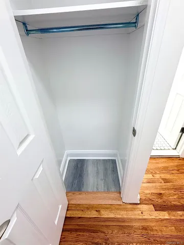 a close view of closet