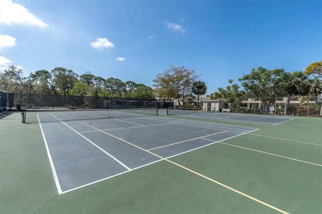 a view of a tennis court