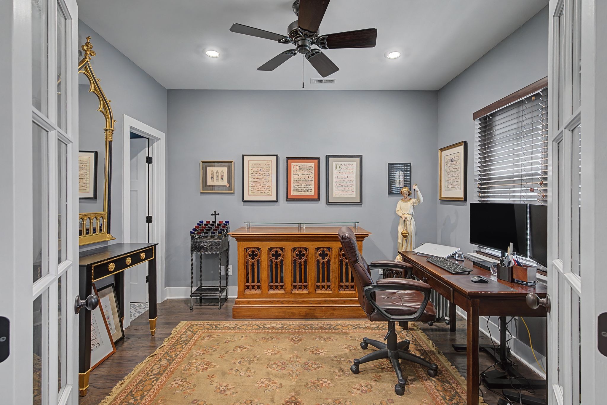 420 Anderson Lane Madison, TN 37115 - Photo 5 of 28 a workspace with furniture hardwood floor and a window