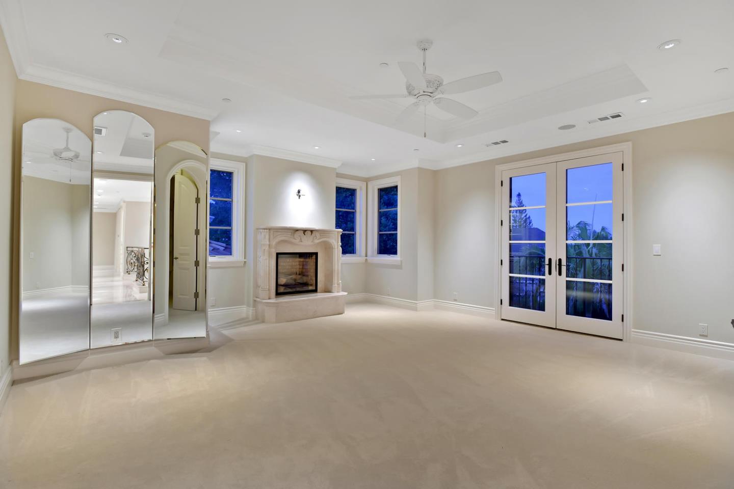 18612 Decatur Road Monte Sereno, CA 95030 - Photo 41 of 50 a view of an empty room with a fireplace and window