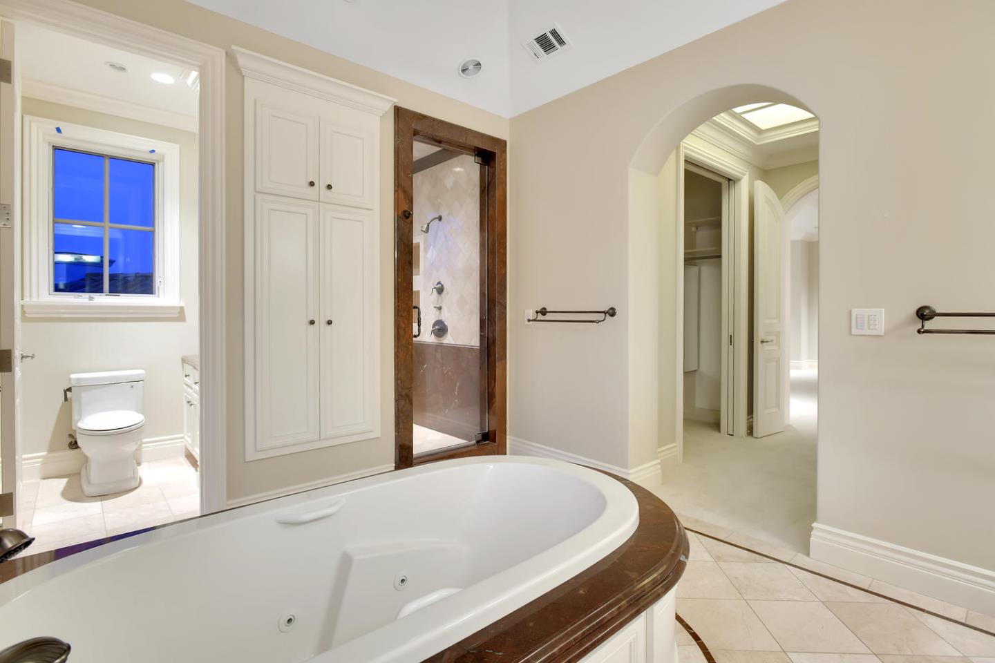 18612 Decatur Road Monte Sereno, CA 95030 - Photo 44 of 50 a spacious bathroom with a shower and a sink