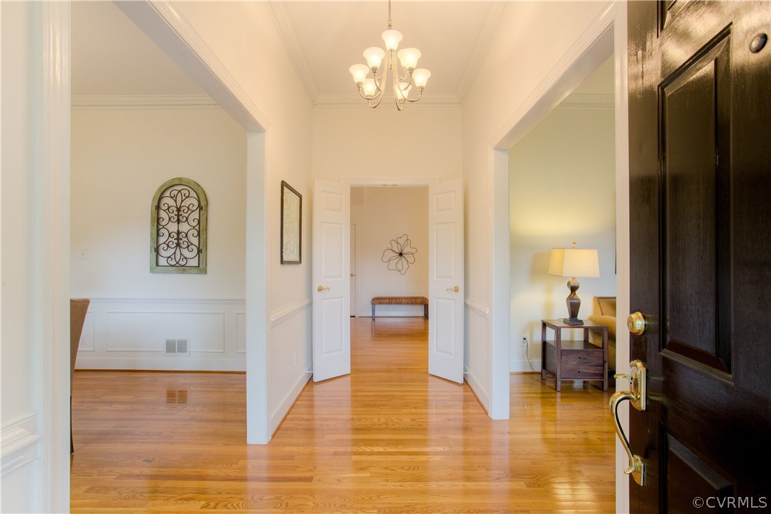 Hardwood Foyer