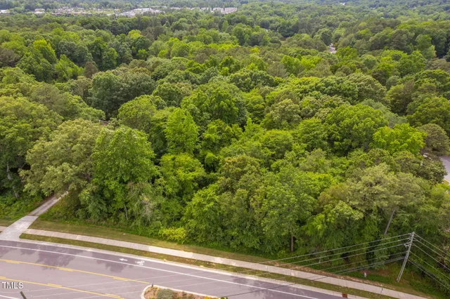 a view of a yard from a window