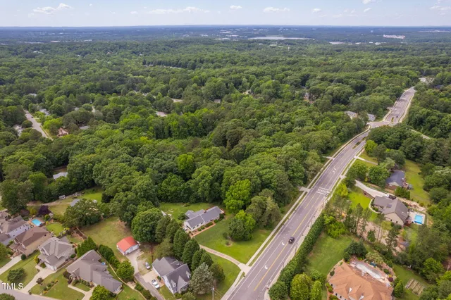 a view of a city from a balcony