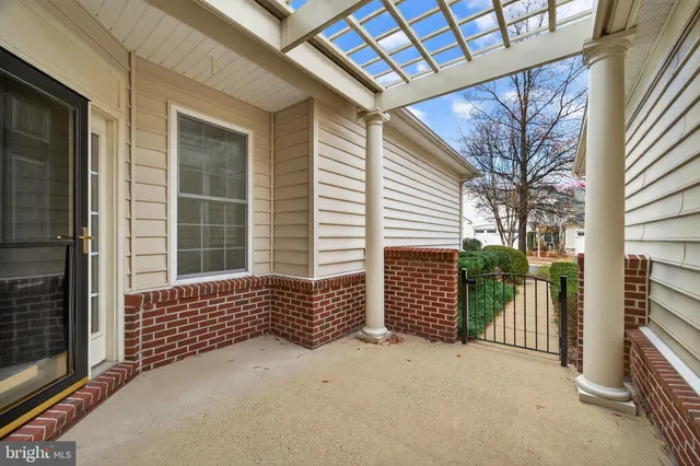 an aerial view of residential building with parking space