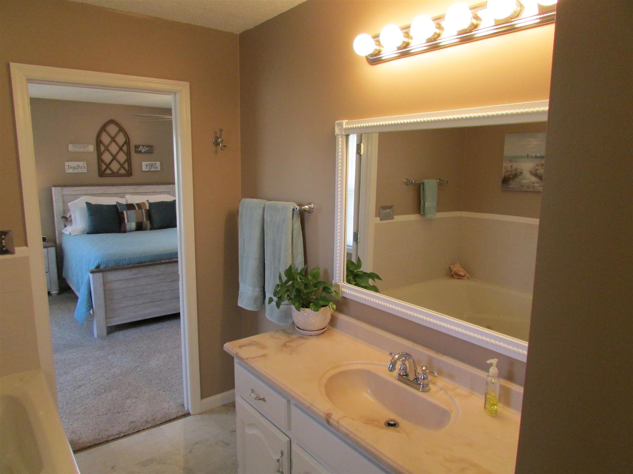 1550 Center Star Road Columbia, TN 38401 - Photo 24 of 30 a bathroom with a sink a vanity and a mirror