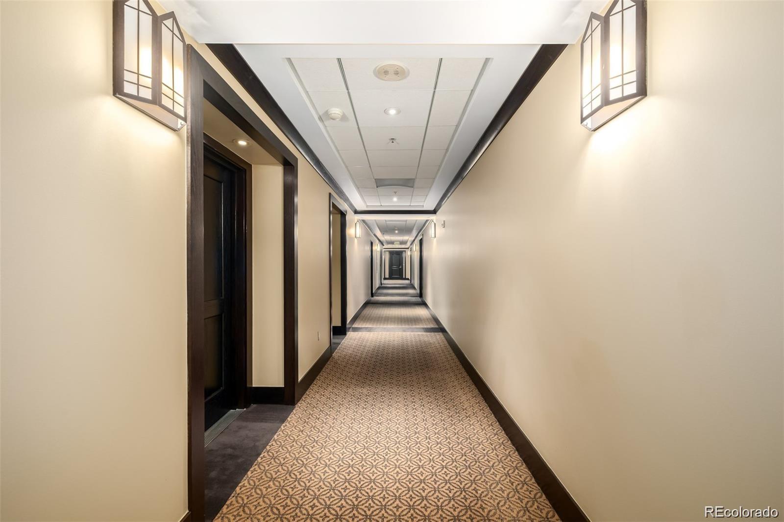 1560 Blake Street, Unit 810 Denver, CO 80202 - Photo 44 of 48 a view of a hallway