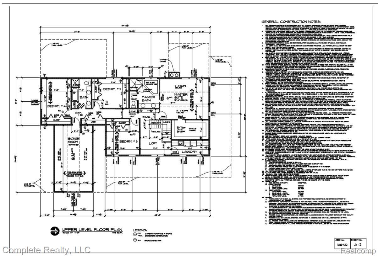 10320 South Horton Road Goodrich, MI 48438 - Photo 88 of 95 10320 S Horton Upper Level plans.jpg