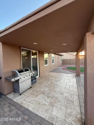a view of a house with a outdoor space