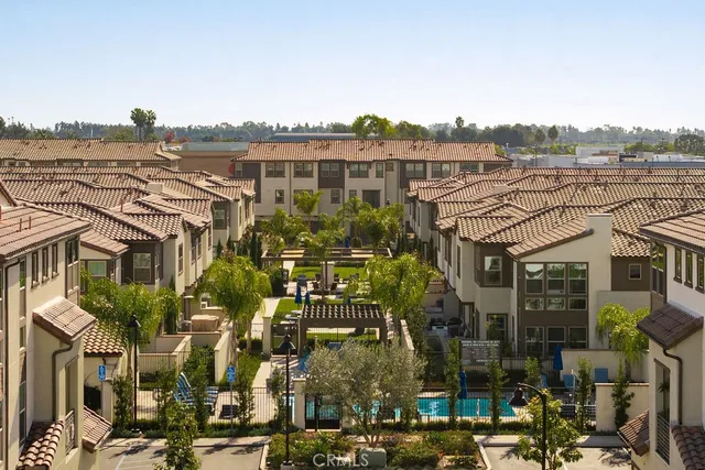 a view of a city that has tall buildings