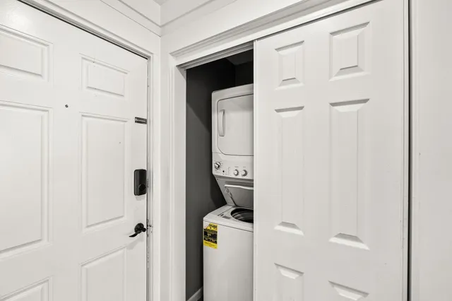 a bathroom with a sink and vanity