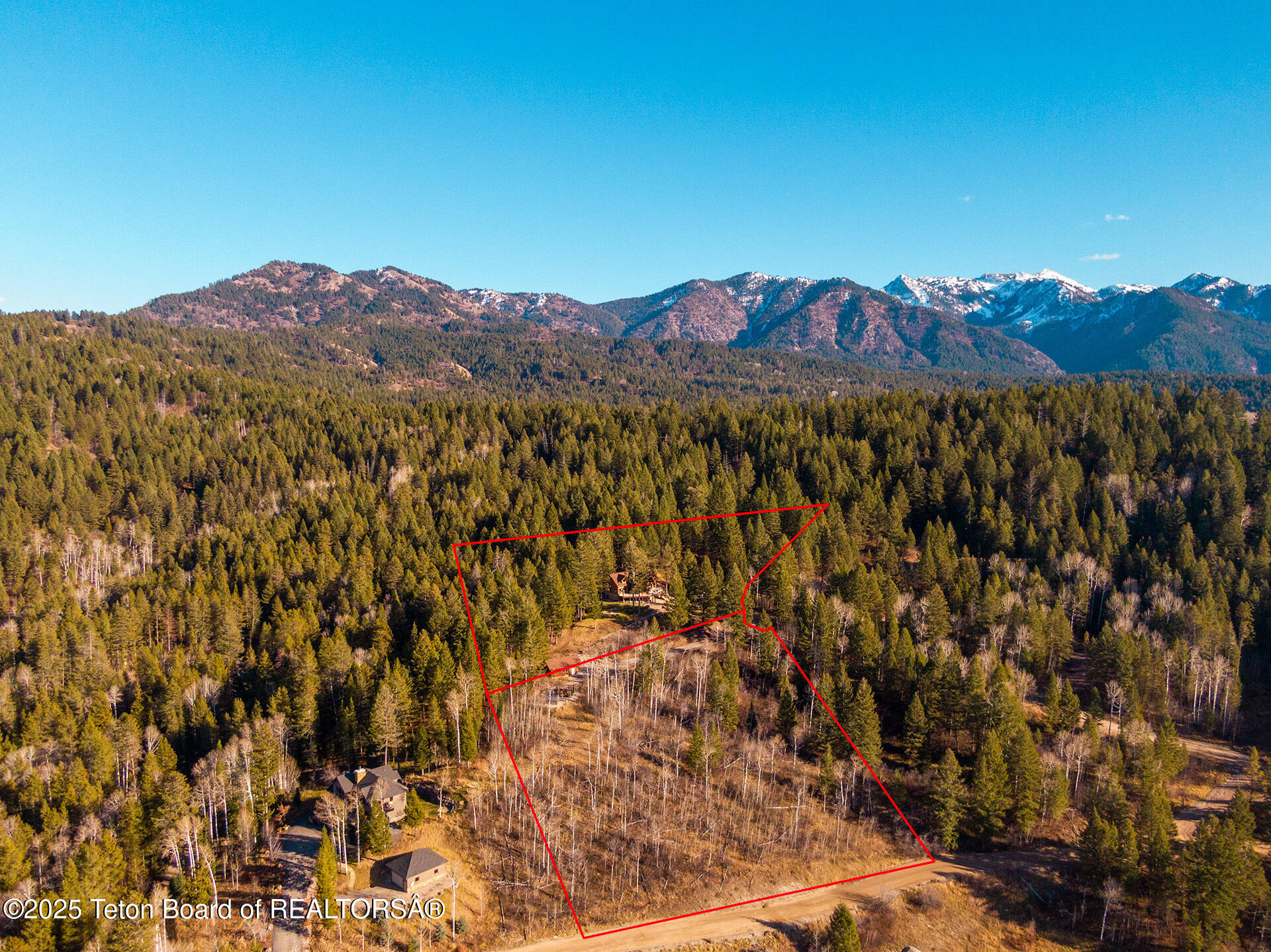 1558 Trail Ridge Road Alpine, WY 83128 - Photo 6 of 45 Approx. Lot Outline