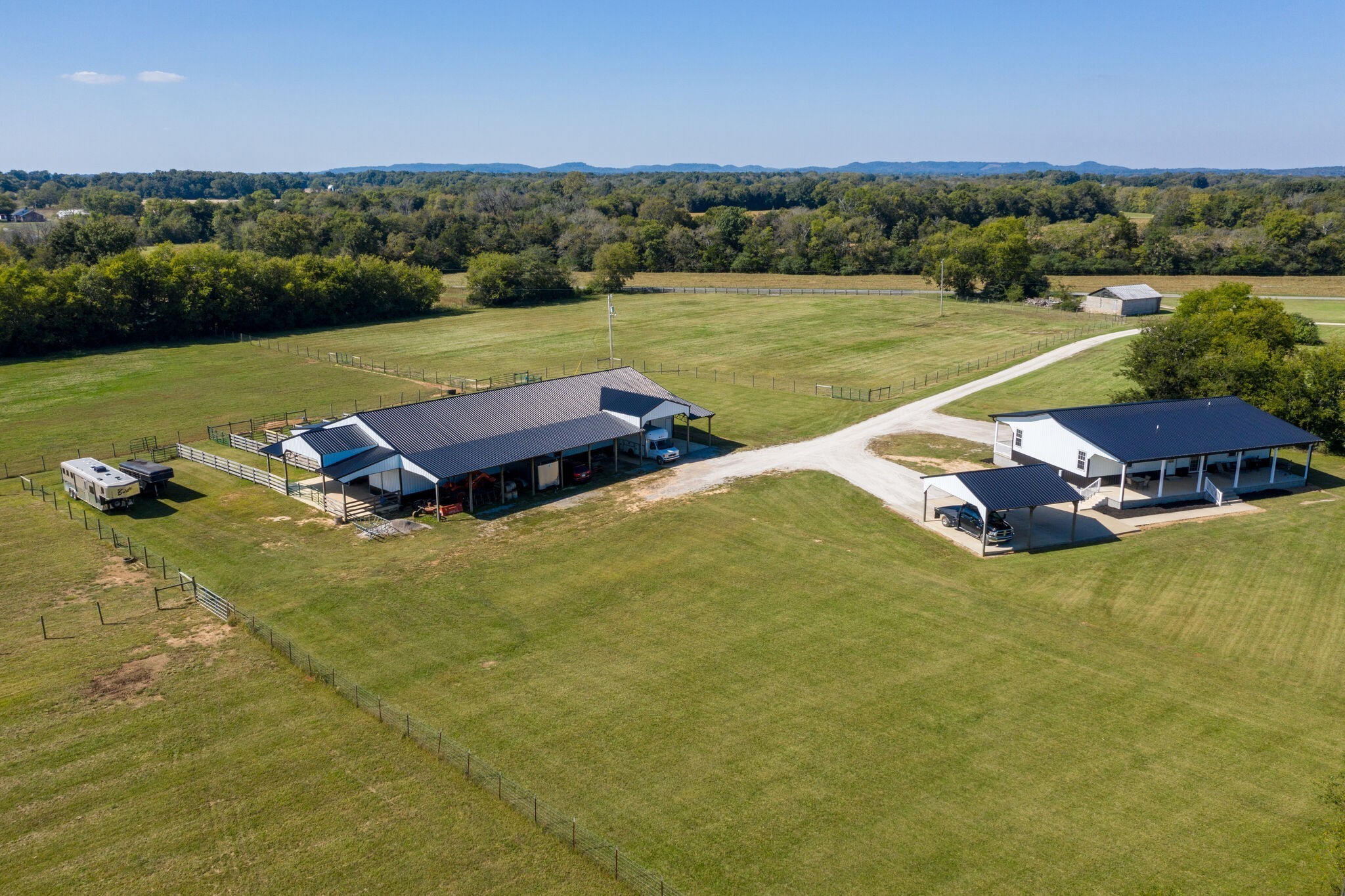 103 Heath Branch Road Chapel Hill, TN 37034 - Photo 46 of 49 an aerial view of a house with a garden
