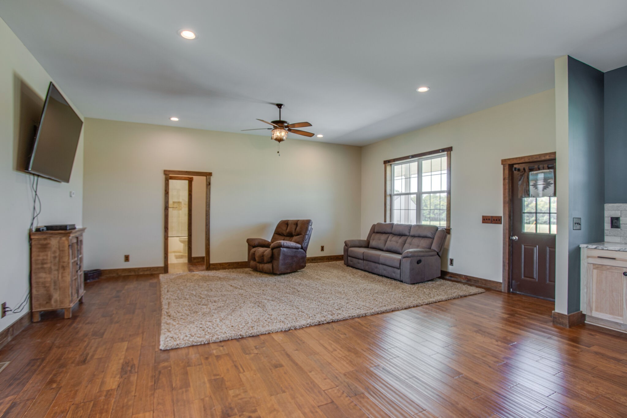 103 Heath Branch Road Chapel Hill, TN 37034 - Photo 7 of 49 a living room with furniture and a flat screen tv