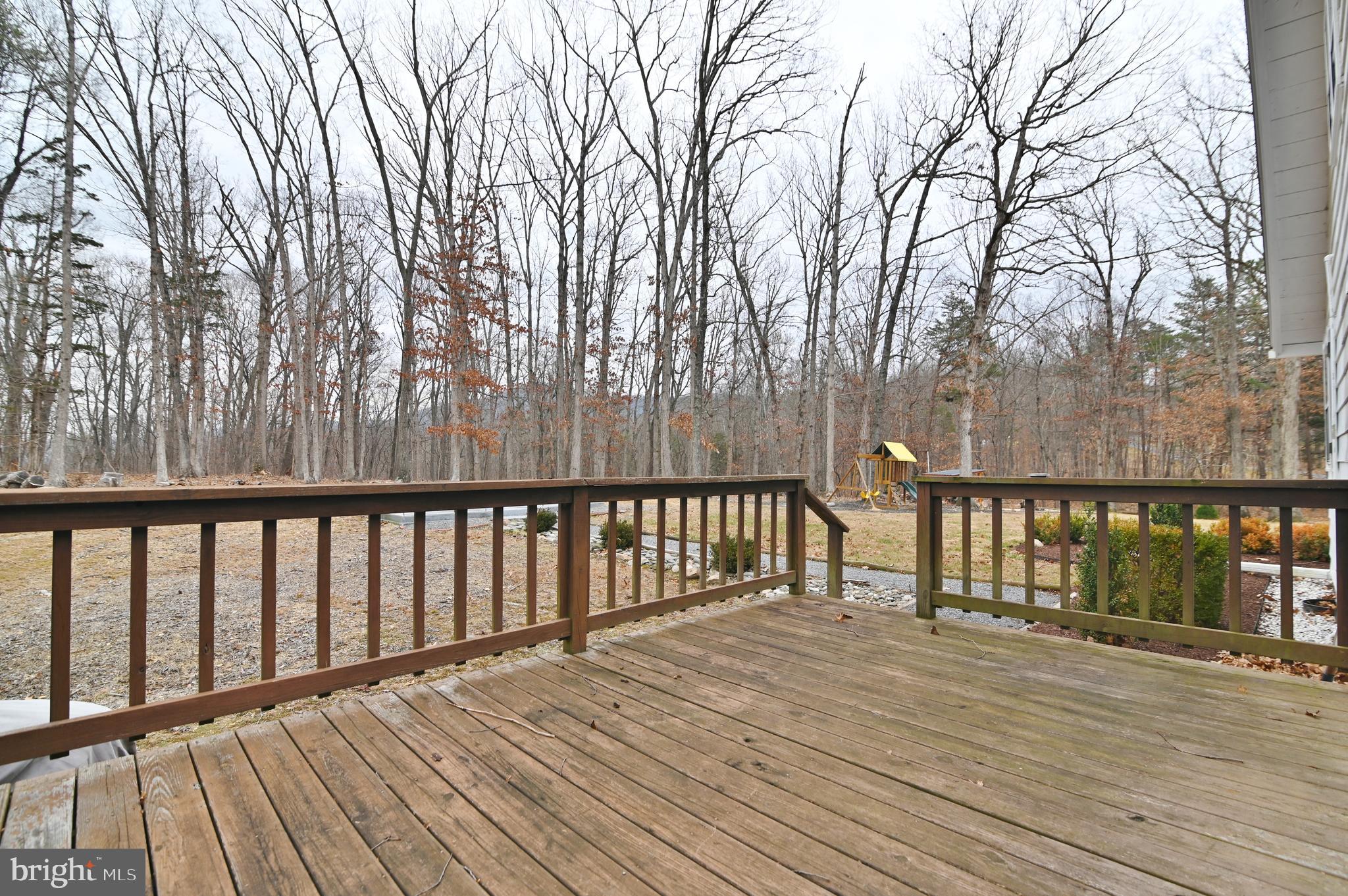 67 Plum Tree Lane Fort Valley, VA 22652 - Photo 16 of 47 a view of wooden deck