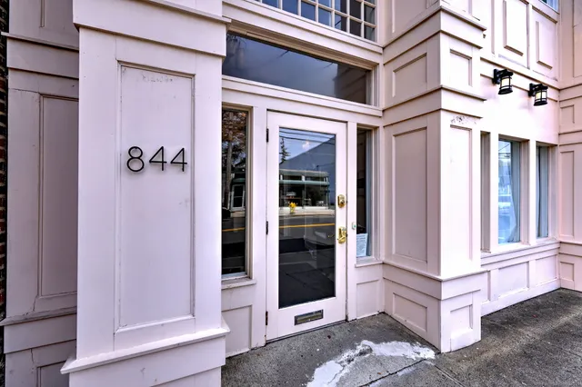 a view of an entryway of a house