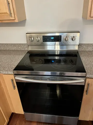 a close view of stove top oven