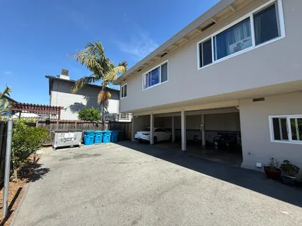 a view of a house with a patio