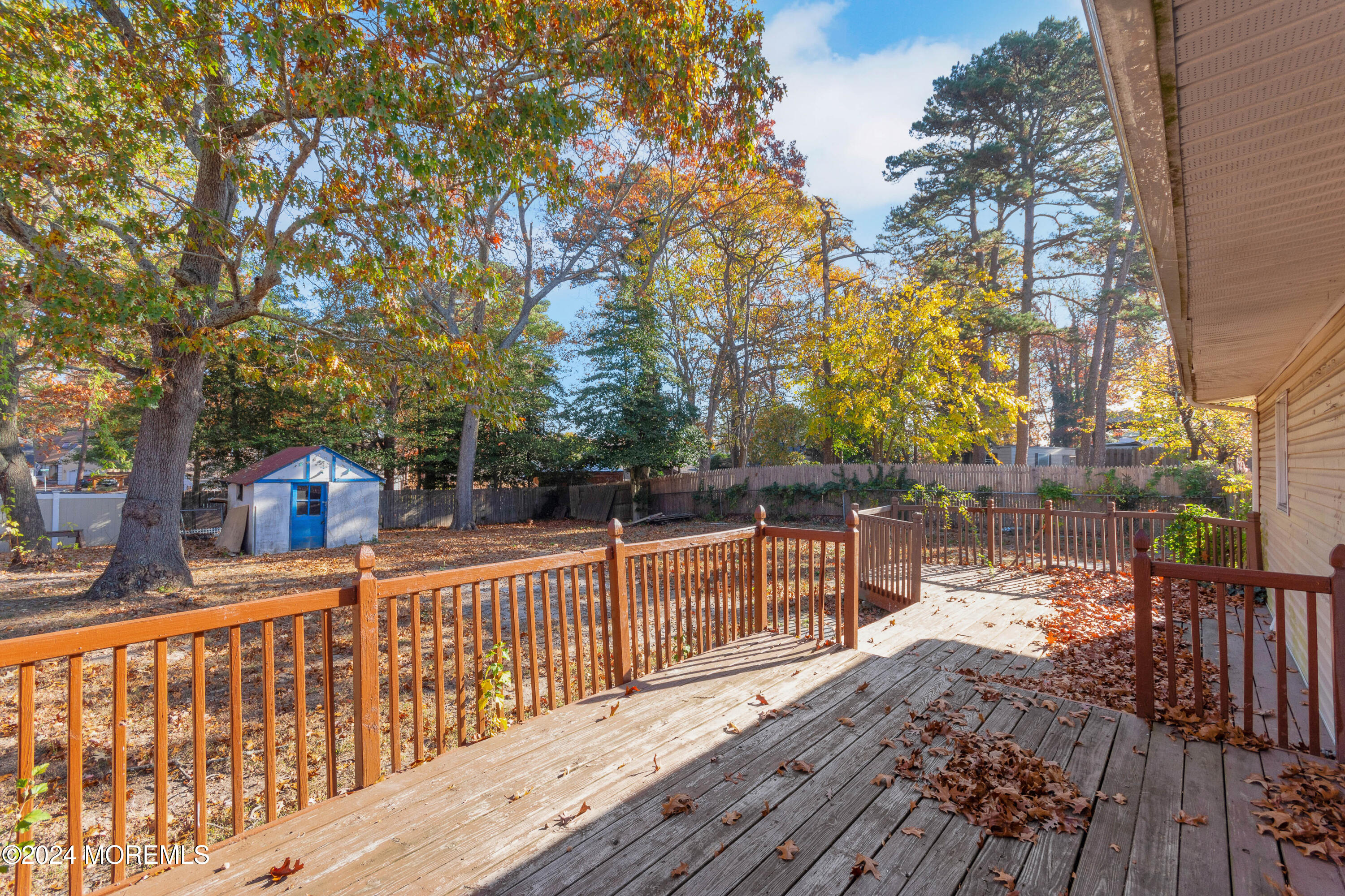 1718 Forge Pond Road Brick, NJ 08724 - Photo 14 of 29 a view of a balcony with wooden floor
