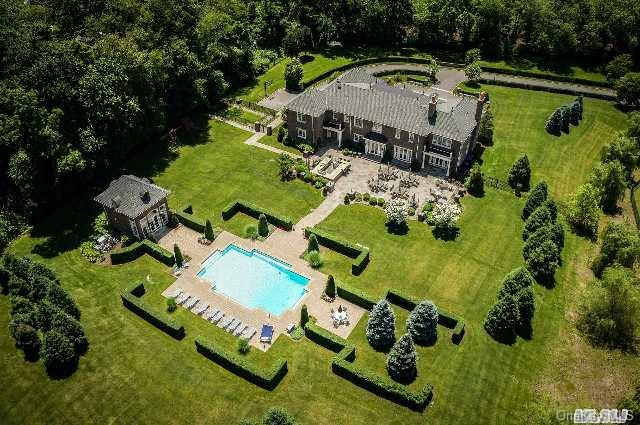 33 Chicken Valley Road Glen Head, NY 11545 - Photo 1 of 1 an aerial view of a garden with swimming pool