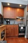 a view of room with an oven