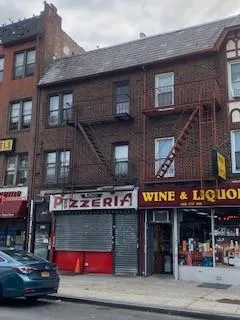 a room with a door and wooden floor