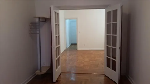 a view of an empty room