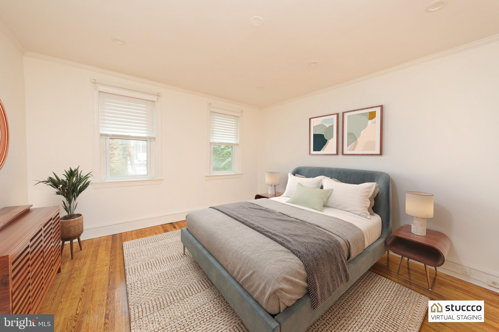731 South 7th Street Philadelphia, PA 19147 - Photo 29 of 46 Virtually Staged Guest Bedroom