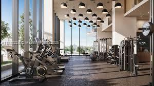 580 72nd Street, Unit 910 Miami Beach, FL 33141 - Photo 6 of 46 a view of a room with gym equipment