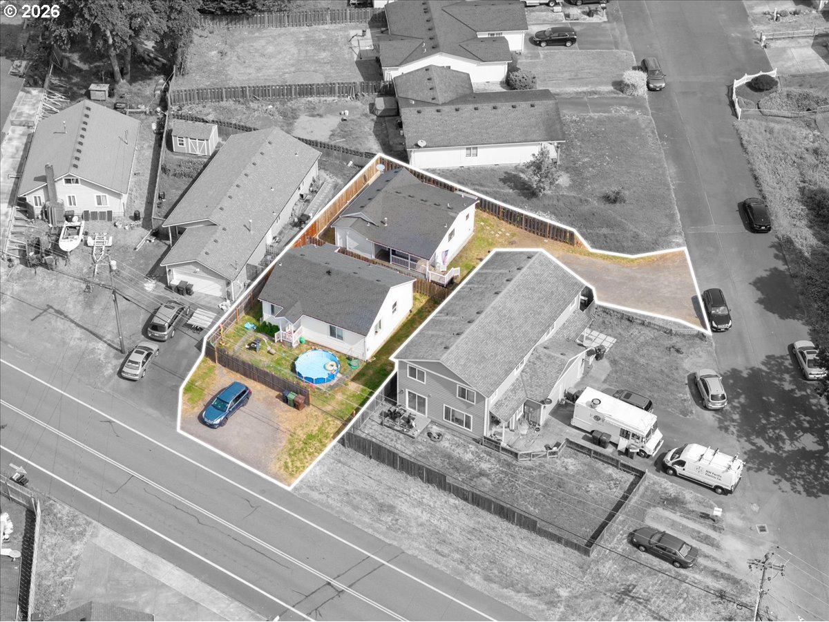 1070 Deer Island Road St. Helens, OR 97051 - Photo 1 of 34 an aerial view of residential house with outdoor space
