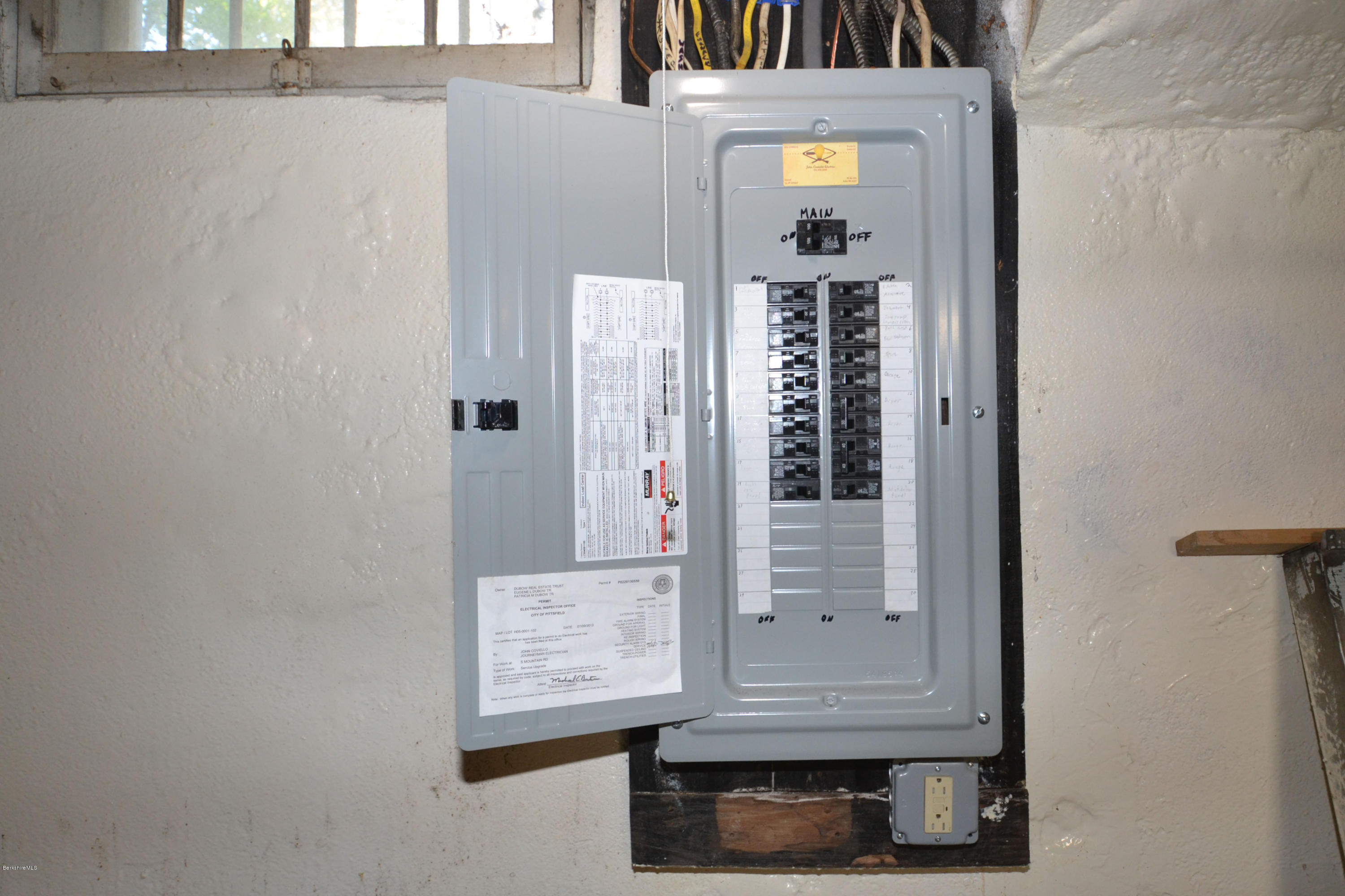 135 South Mountain Road Pittsfield, MA 01201 - Photo 36 of 43 Electrical Panel