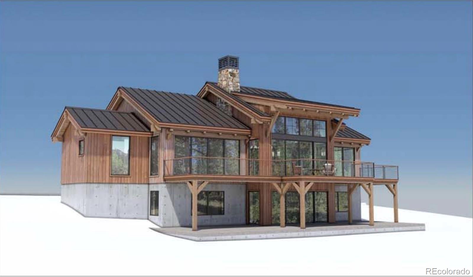 a view of a house with wooden fence
