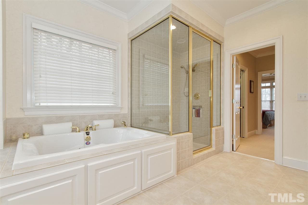 864 Rivers Edge Drive Graham, NC 27253 - Photo 16 of 25 Relaxing Jetted Tub and Walk-In Shower