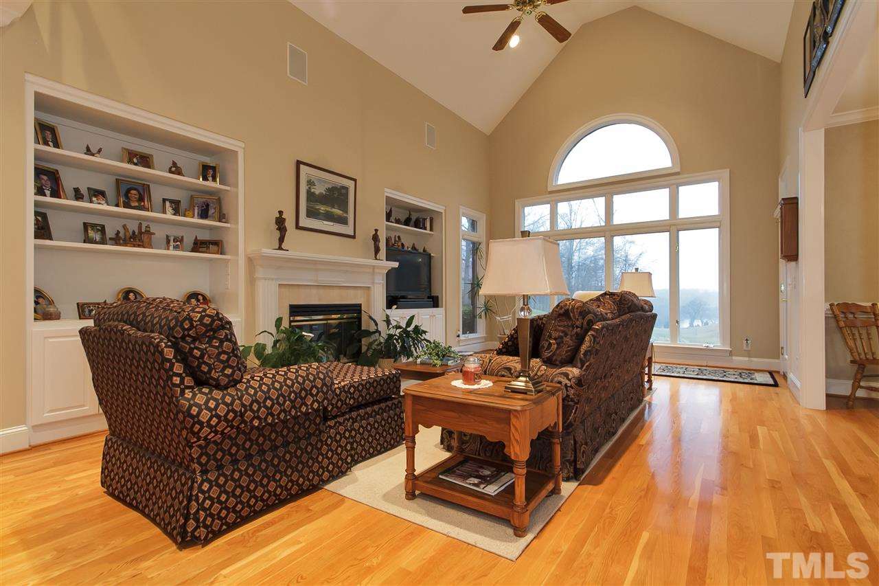 Family Room with Fantastic Natural Lighting