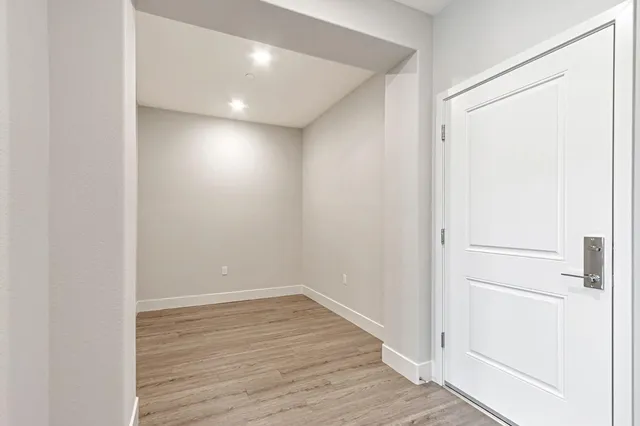 a view of empty room