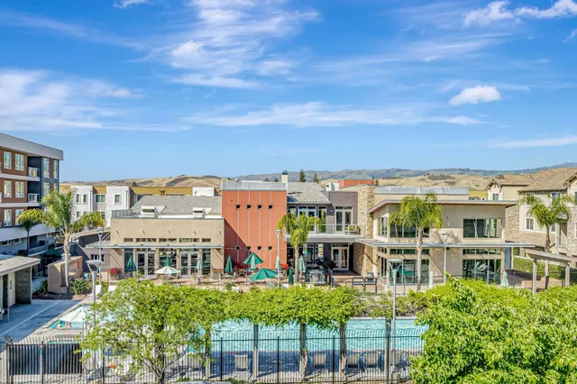 a view of a building with outdoor space