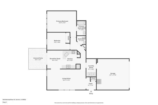 $265,000 | 545 Metropolitan Street, Aurora, IL 60502