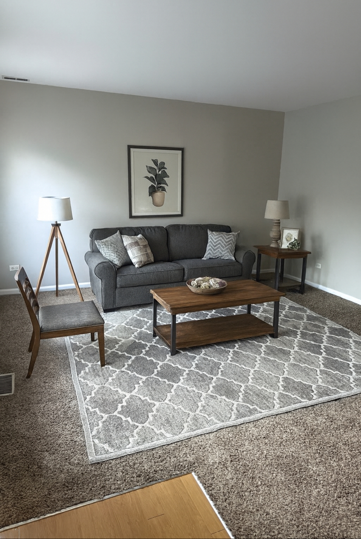 1256 North Split Oak Circle Round Lake Beach, IL 60073 - Photo 2 of 8 a living room with furniture and a rug
