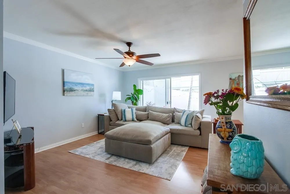 284 Gardendale Road Encinitas, CA 92024 - Photo 15 of 59 a living room with furniture and a potted plant