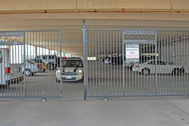 a front view of a building with street view