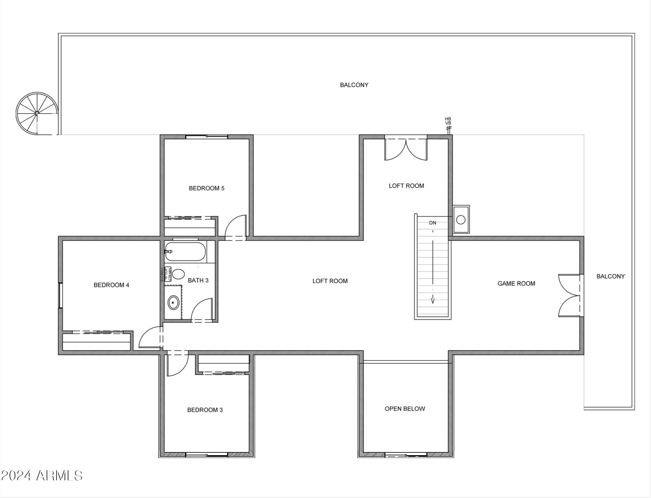 235 North Clemans Road Coolidge, AZ 85128 - Photo 33 of 33 Floor Plan - Second Floor