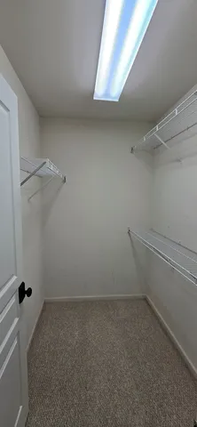 a view of a room with closet