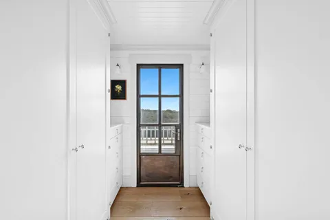 a view of front door