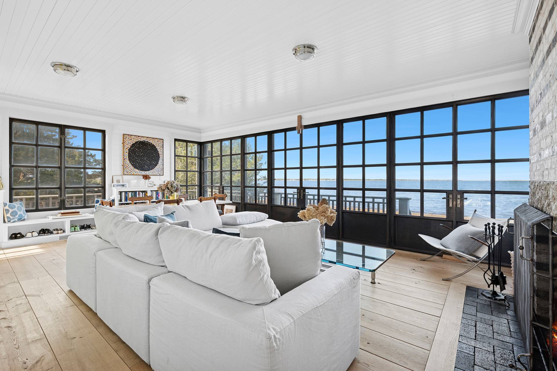 30 Private Road Amagansett, NY 11930 - Photo 8 of 26 a living room with furniture and a large window