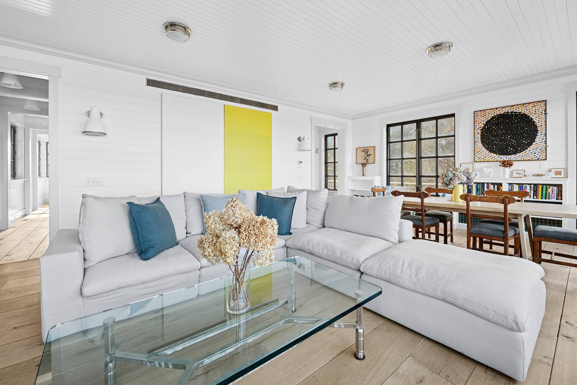 30 Private Road Amagansett, NY 11930 - Photo 9 of 26 a living room with furniture and a large window