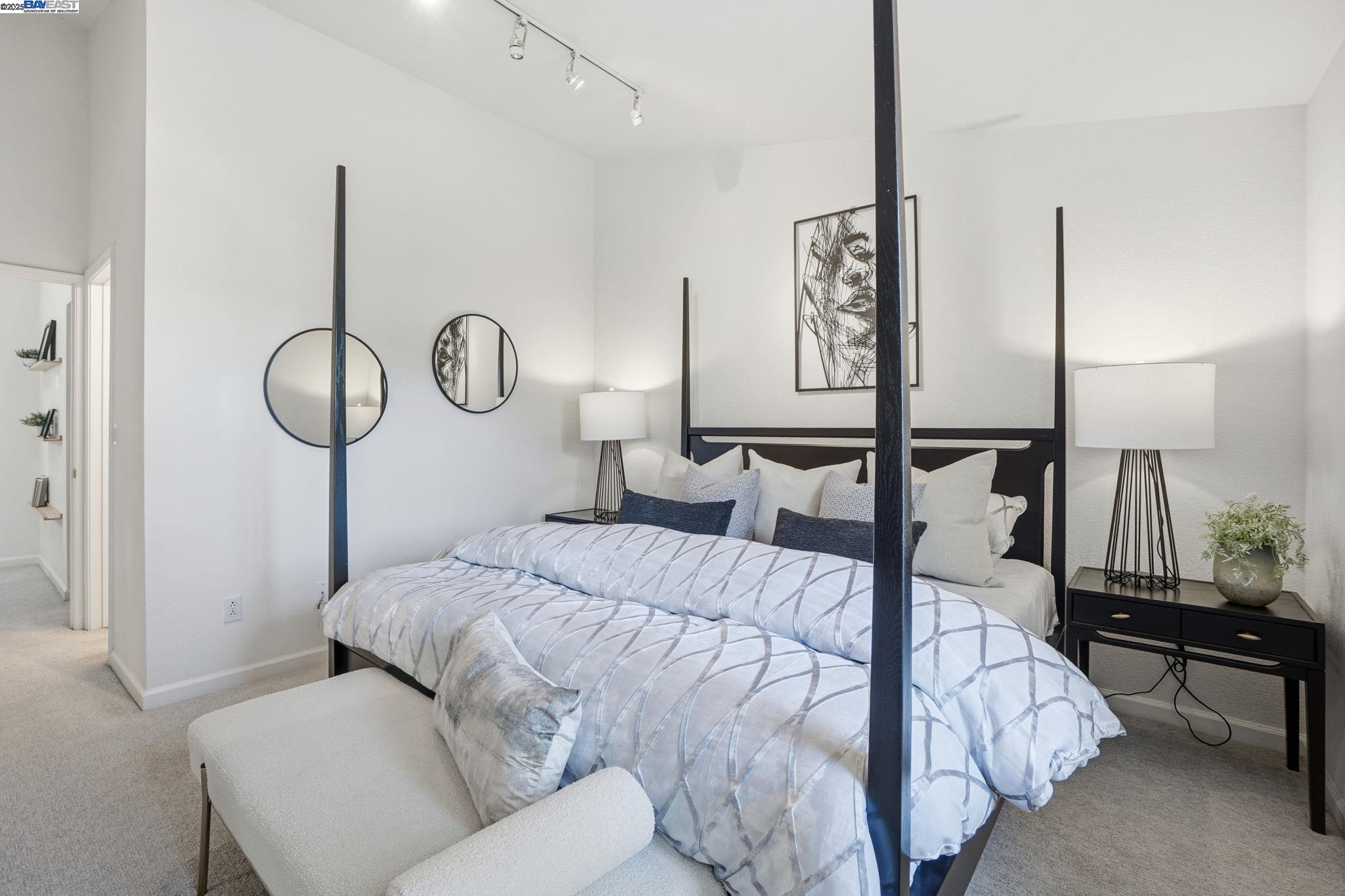 2586 Oak Road, Unit 229 Walnut Creek, CA 94597 - Photo 22 of 39 a bedroom with bed and a window