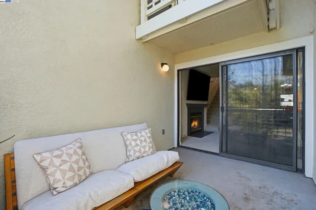 a view of a backyard with a garden