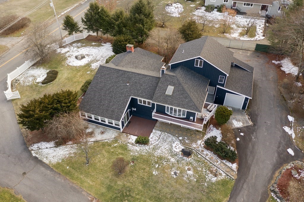 238 West Acton Road Stow, MA 01775 - Photo 34 of 37 an aerial view of residential house with outdoor space and seating