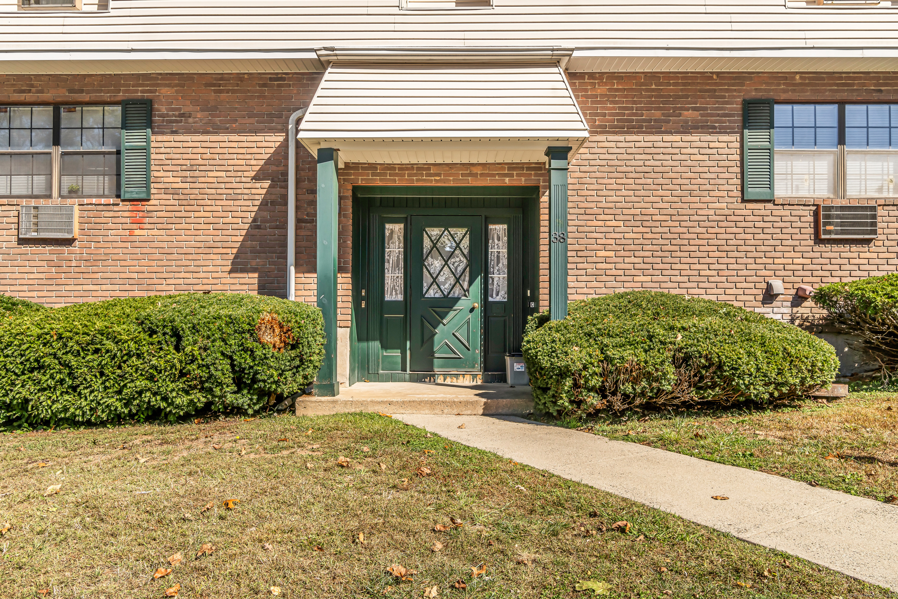 a view of a entryway front of house