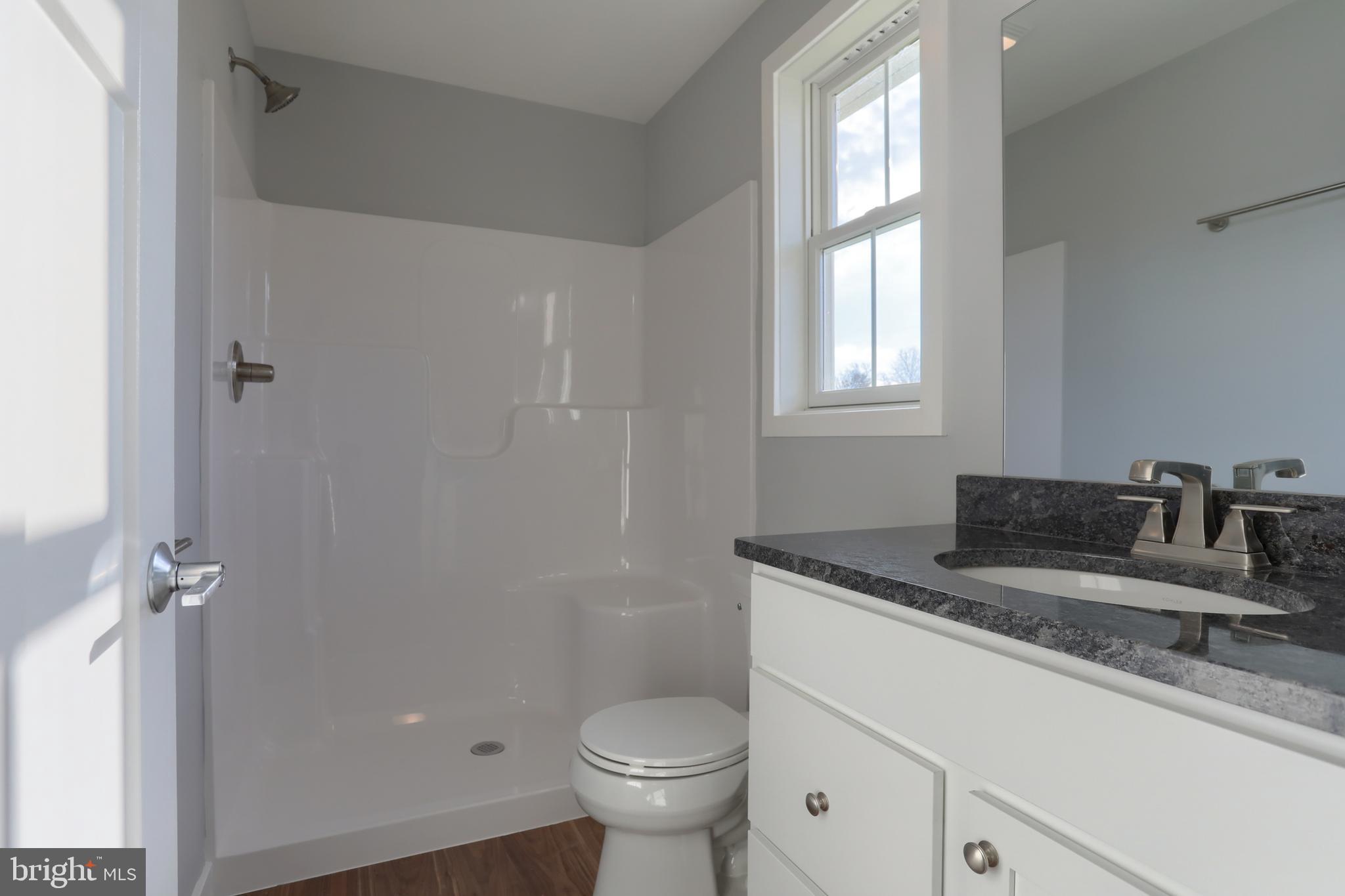176 Lamp Post Lane Hershey, PA 17033 - Photo 24 of 33 a bathroom with a granite countertop sink toilet and a mirror